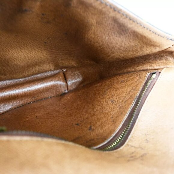 LOUIS VUITTONI Chantilly MM Shoulder Bag Monogram Leather Brown - Picture 12 of 14